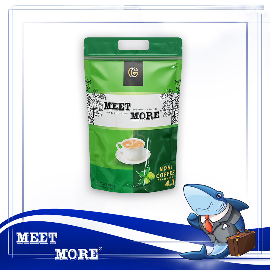 Cà phê hòa tan Noni Coffee 4in1 - Cà phê quả nhàu (18g x 50 gói) – Meet More Coffee