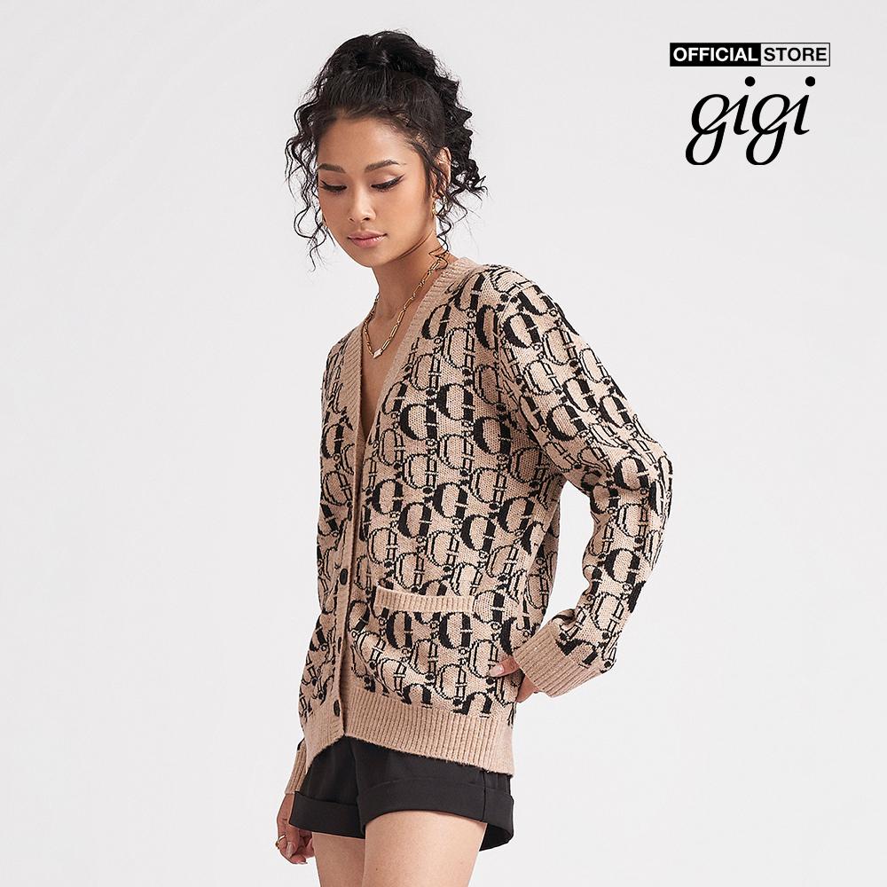 GIGI - Áo khoác cardigan nữ dáng dài thời trang G1302K222719