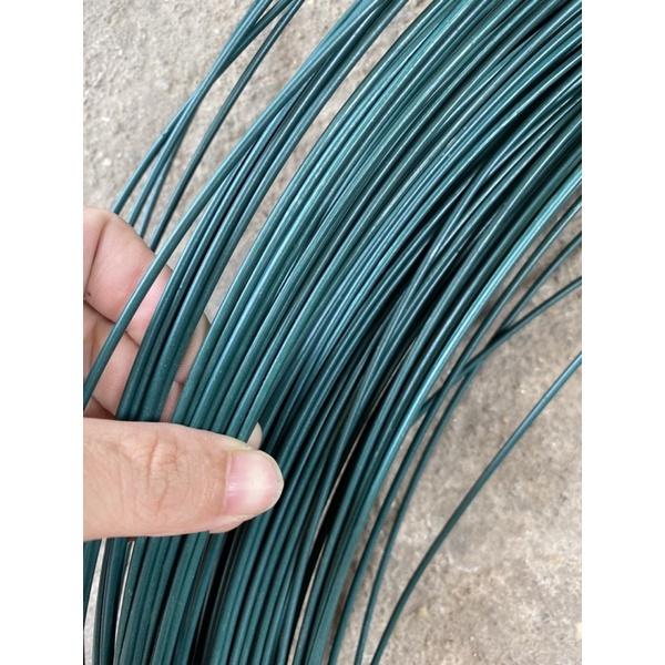 5 Mét dây thép bọc nhựa không rỉ màu xanh loại 2,5 li
