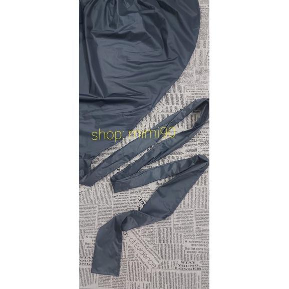 Áo Trùm Vệ Sinh Máy Lạnh Màu Xám Bạc, Vải Tổ Ong Loại 1, Bạt Vệ Sinh Điều Hoà, Túi rửa Máy Lạnh