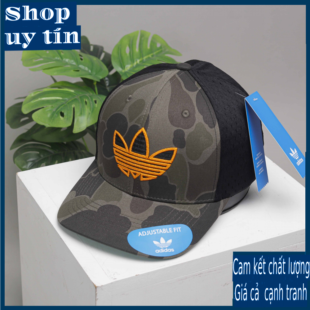 Freeship - MŨ/NÓN KẾT LƯỠI TRAI PHỐI LƯỚI BÍT ĐUÔI LOGO BA CHIẾC LÁ THÊU THỜI TRANG NAM NỮ CÁ TÍNH CAO CẤP, ĐẸP_ nhiều màu