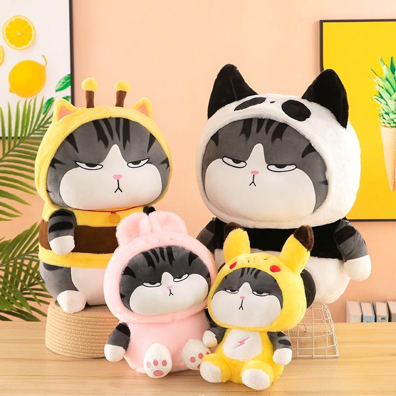 Gấu bông mèo hoàng thượng pikachu vô cùng dễ thương - Quà tặng đáng yêu