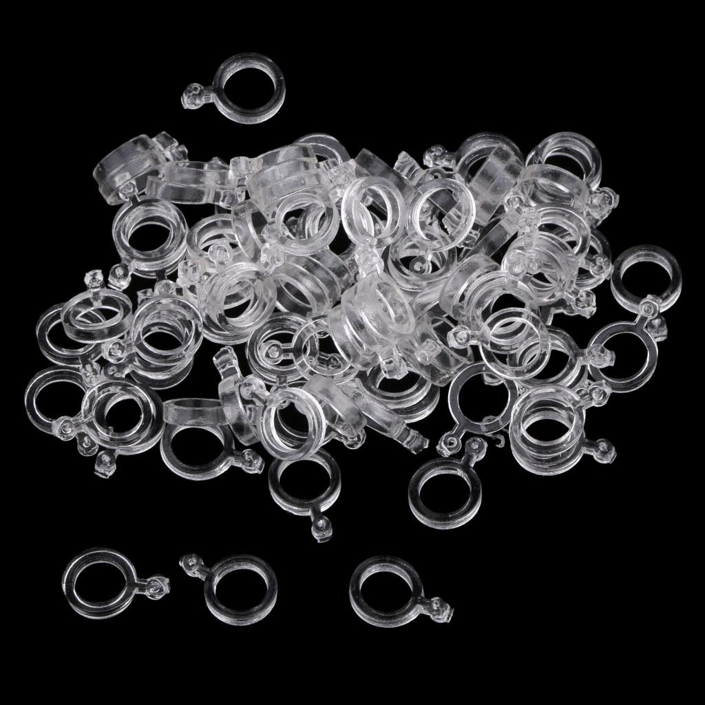 Elastic Rubber Carp Pellet Bait Bands for Carp Coarse Fishing Tackle Clear L