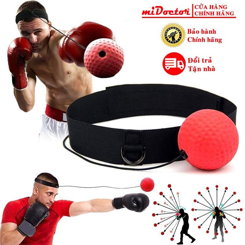 Bóng Tập Phản Xạ Đấm Bốc Boxing Treo Đầu Loại 1 Bóng Nặng 120gram – Chính Hãng miDoctor