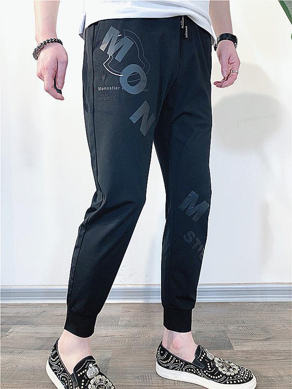 Quần Jogger Nam ống bo 9 tấc có in chữ bắt mắt, chất liệu vải Cotton cao cấp, dáng ôm, co giãn mặc thoải mái, dễ phối đồ phù hợp xu hướng thời trang