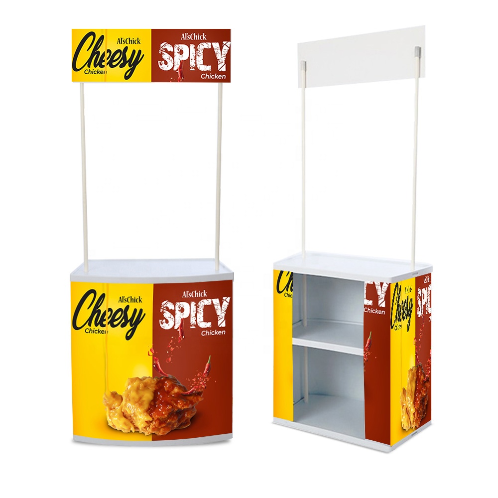 BOOTH SAMPLING NHỰA PVC DI ĐỘNG LẮP RÁP DỄ DÀNG