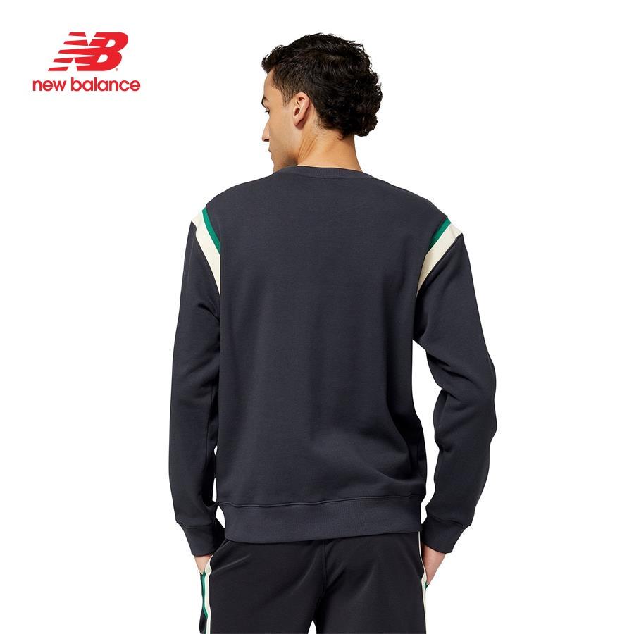 Áo nỉ thời trang nam New Balance APP LIFESTYLE SWEATSHIRT M PHANTOM - AMT23559PHM (form châu á)