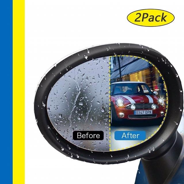 Miếng dán chống đọng nước, chống chói cho gương chiếu hậu xe hơi