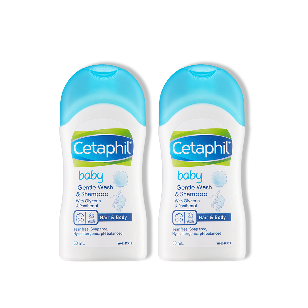 [GIFT] Combo 2 Sữa tắm gội dịu nhẹ cho bé Cetaphil Baby Gentle Wash &amp; Shampoo 50ml