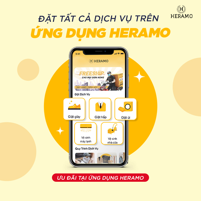 HCM [E-voucher] Giảm 10% Vệ Sinh Máy Lạnh, Bơm Ga cho đơn từ 199K - thi công tận nhà tại ứng dụng HERAMO