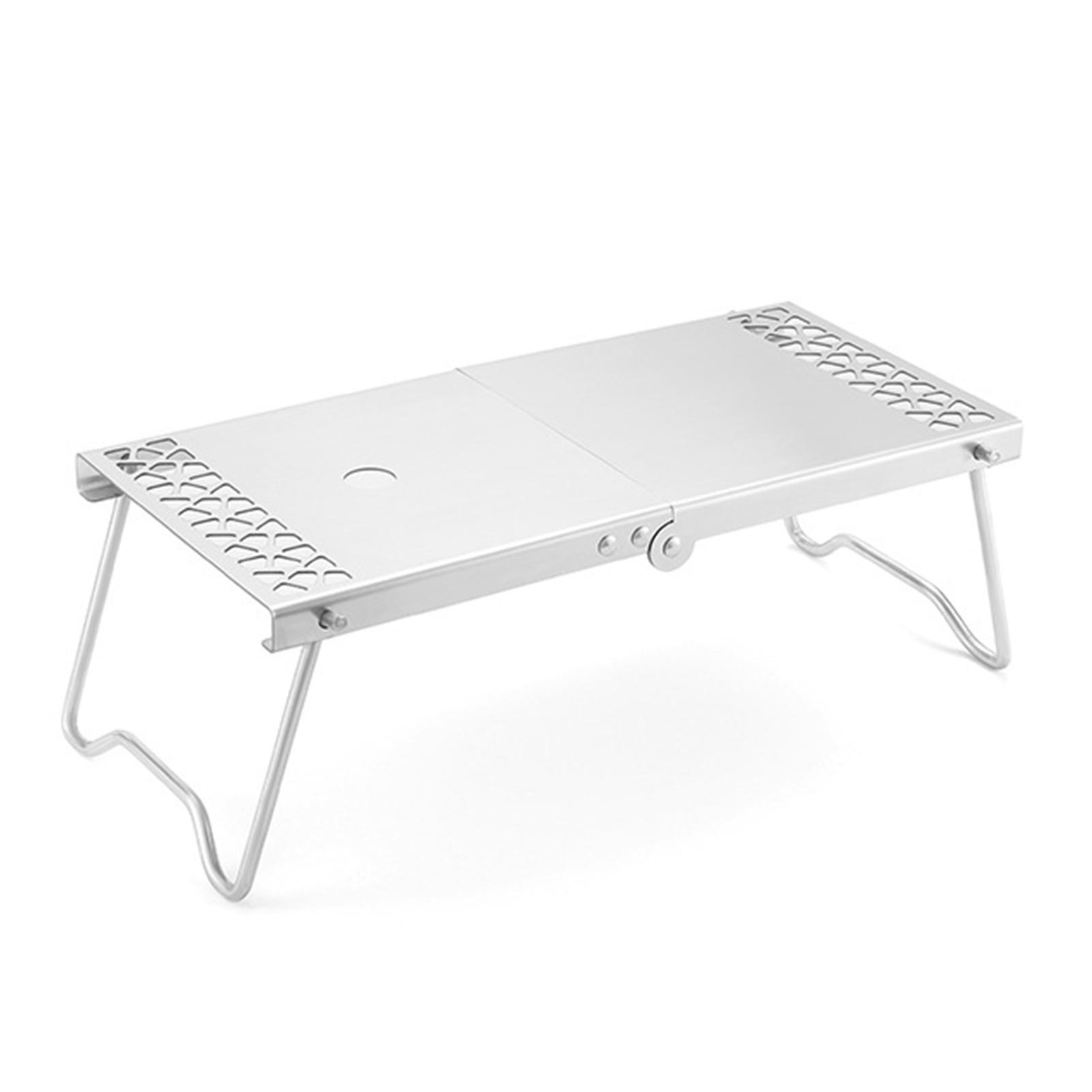 Outdoor Folding Camp Stove Stand Cooking Station Table for Camping Hiking Backpacking Picnic