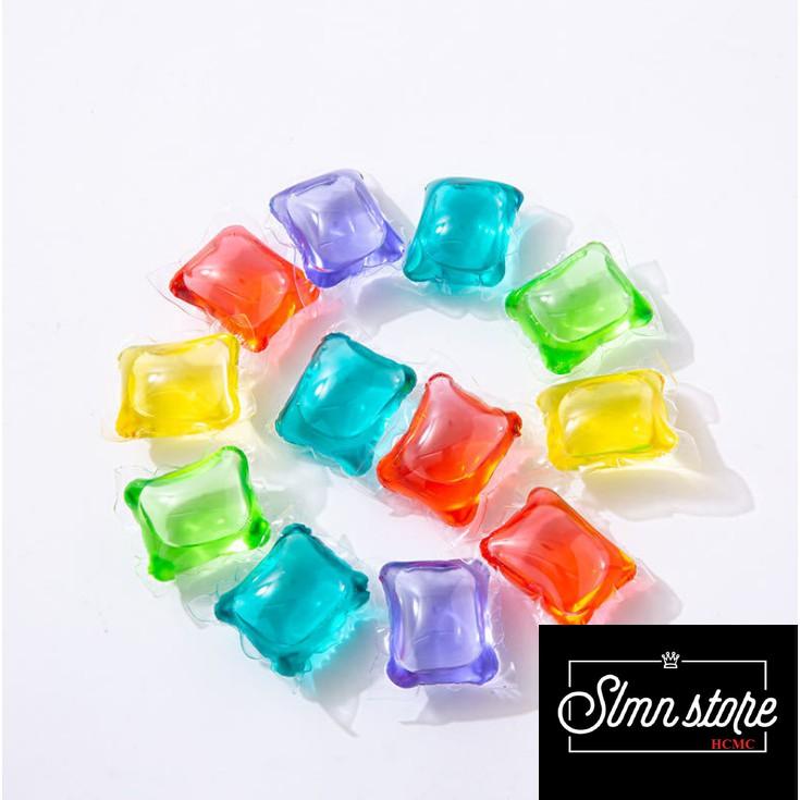 Hộp 30 viên giặt xả quần áo nội địa Trung siêu tiện lợi