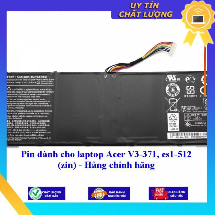 Hình ảnh Pin dùng cho laptop Acer V3-371 es1-512 - Hàng Nhập Khẩu New Seal
