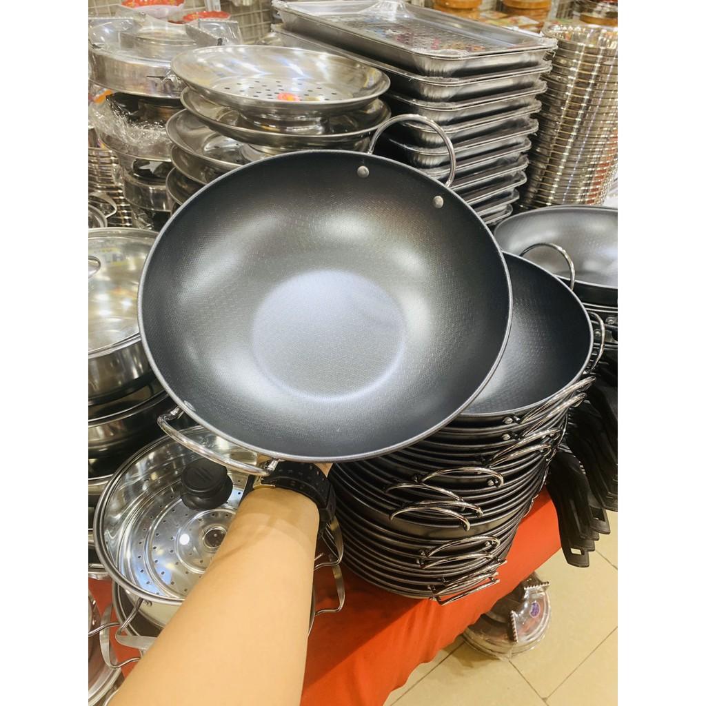 Chảo hợp kim sâu lòng 2 quai size 30cm cao cấp