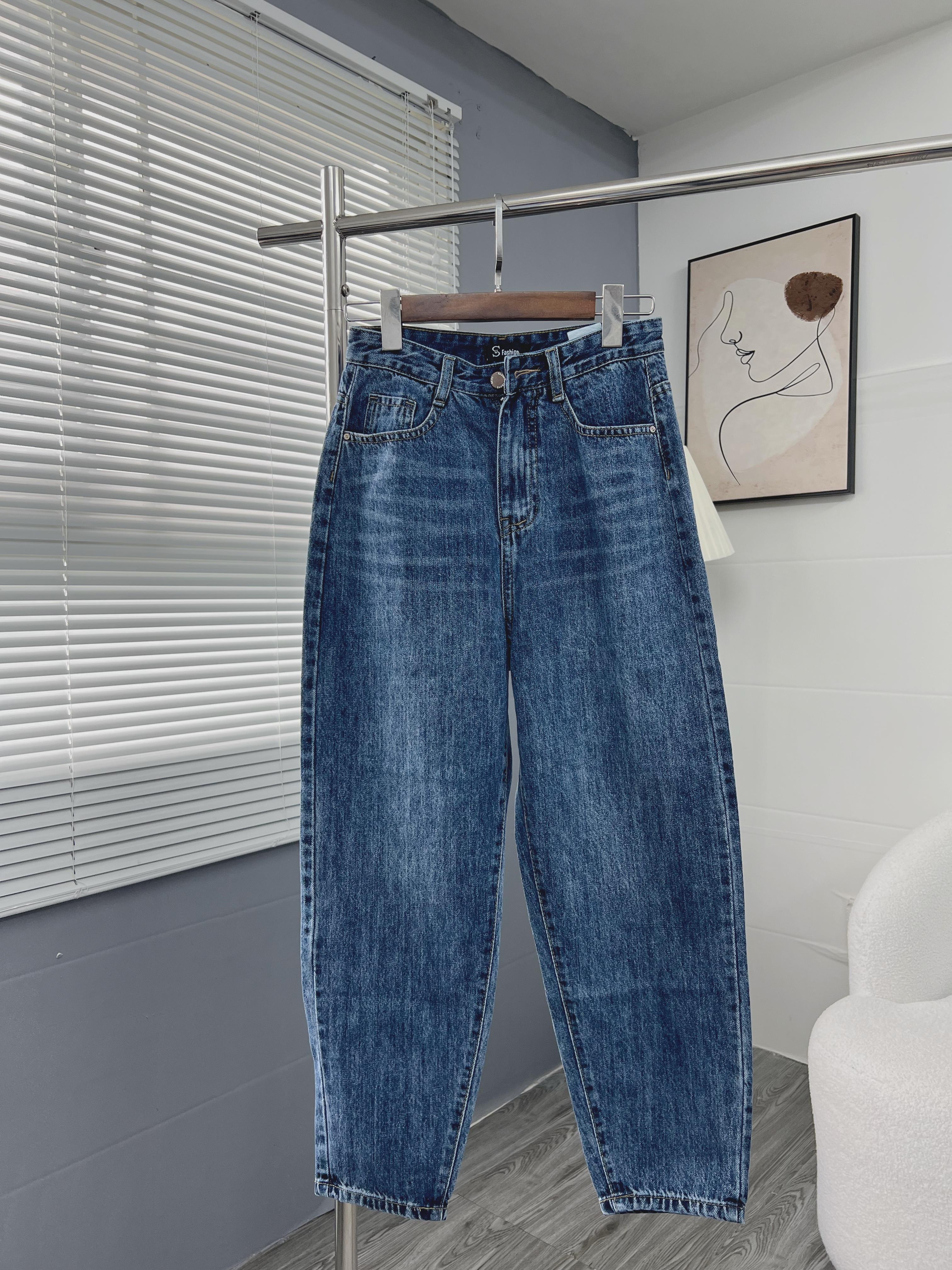 Quần Jean Baggy Wash Xanh Đậm - Nhạt Nữ