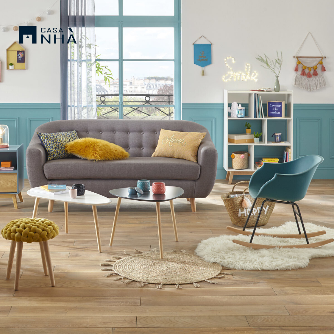 Thảm đay trang trí nhà cửa LIREX ROUND CARPET D80cm