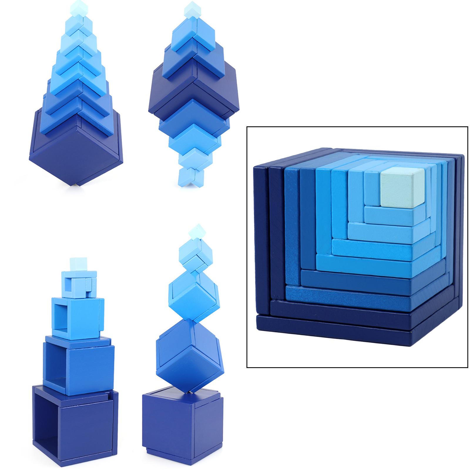 3D Puzzle Building Blocks Educational Tiles Toy Stress Relief Intelligence Developing Brain Teaser Travel Games Toy for Kids Adult Age 4-6 Years