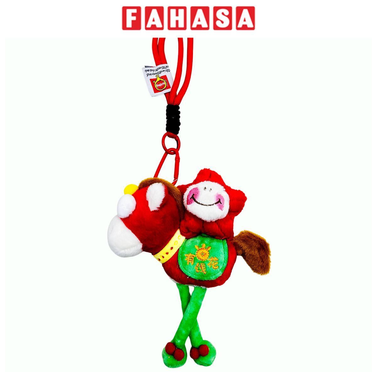 Móc Khoá Thú Bông Hình Ngựa - MSY01 - Màu Đỏ