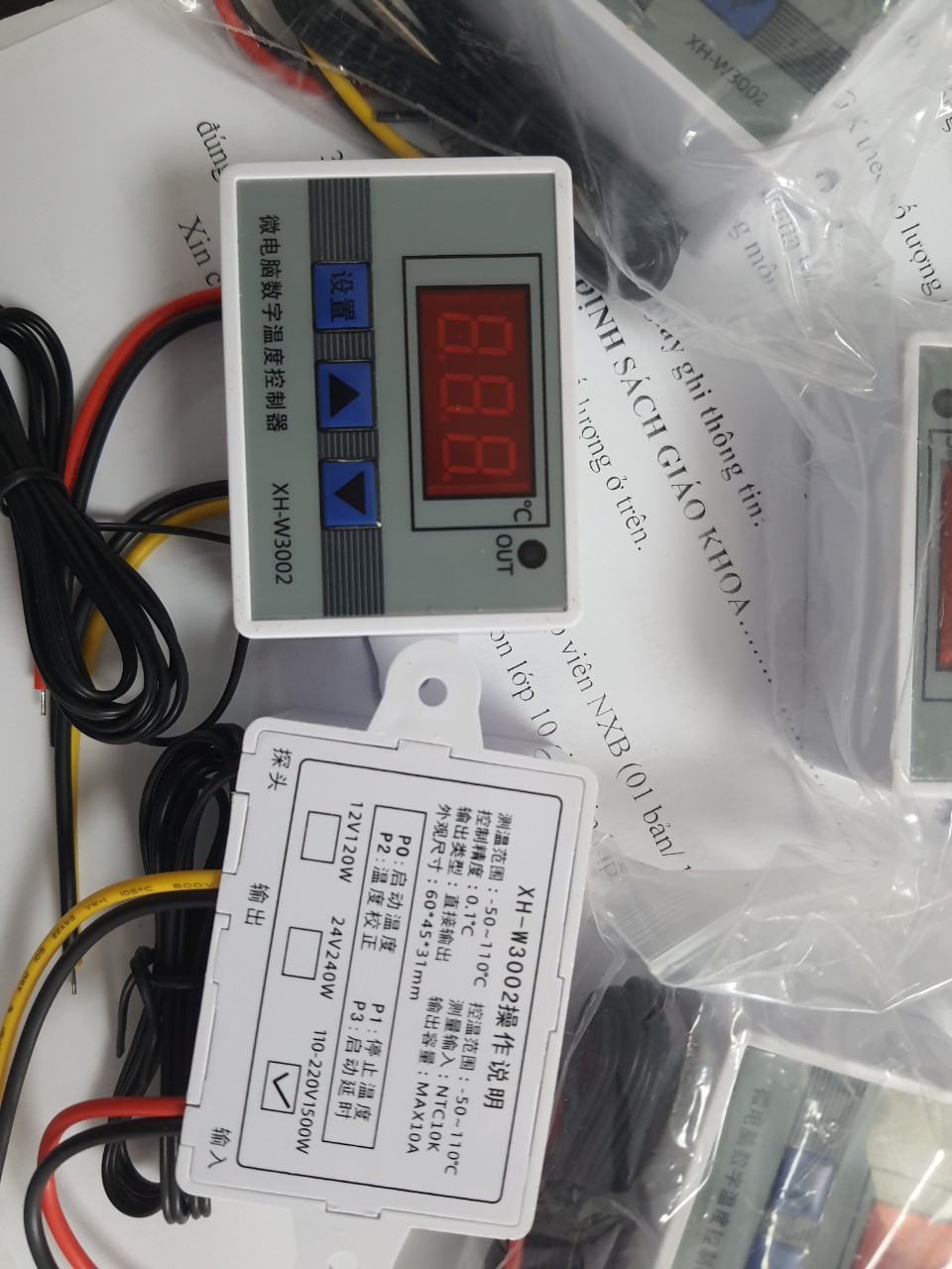 Công Tắc Điều Khiển Nhiệt Độ Kỹ Thuật Số Hiển Thị LED