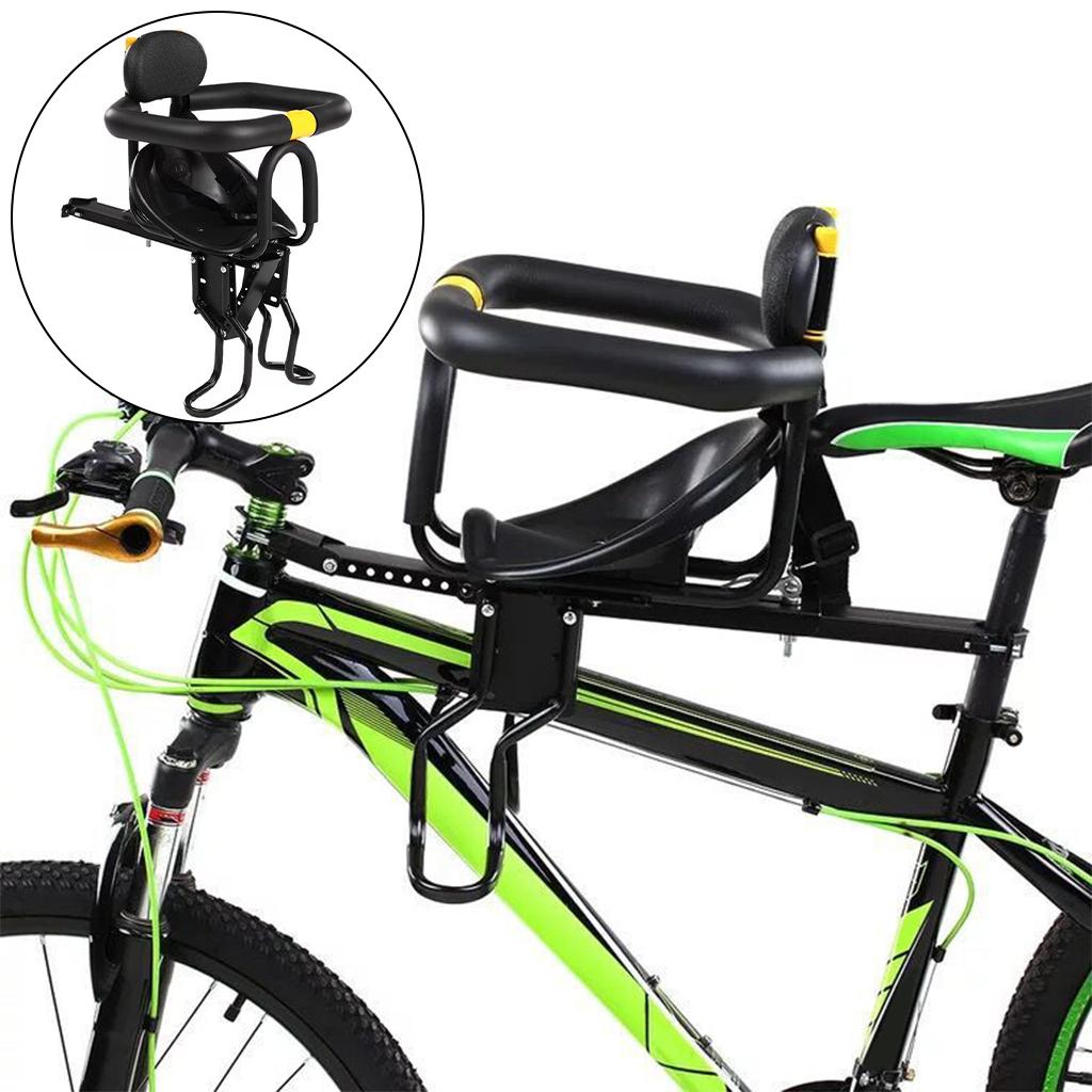 Child Kids Safety Seat for Bike Bicycle Front Mount Stable Carrier & Pedals