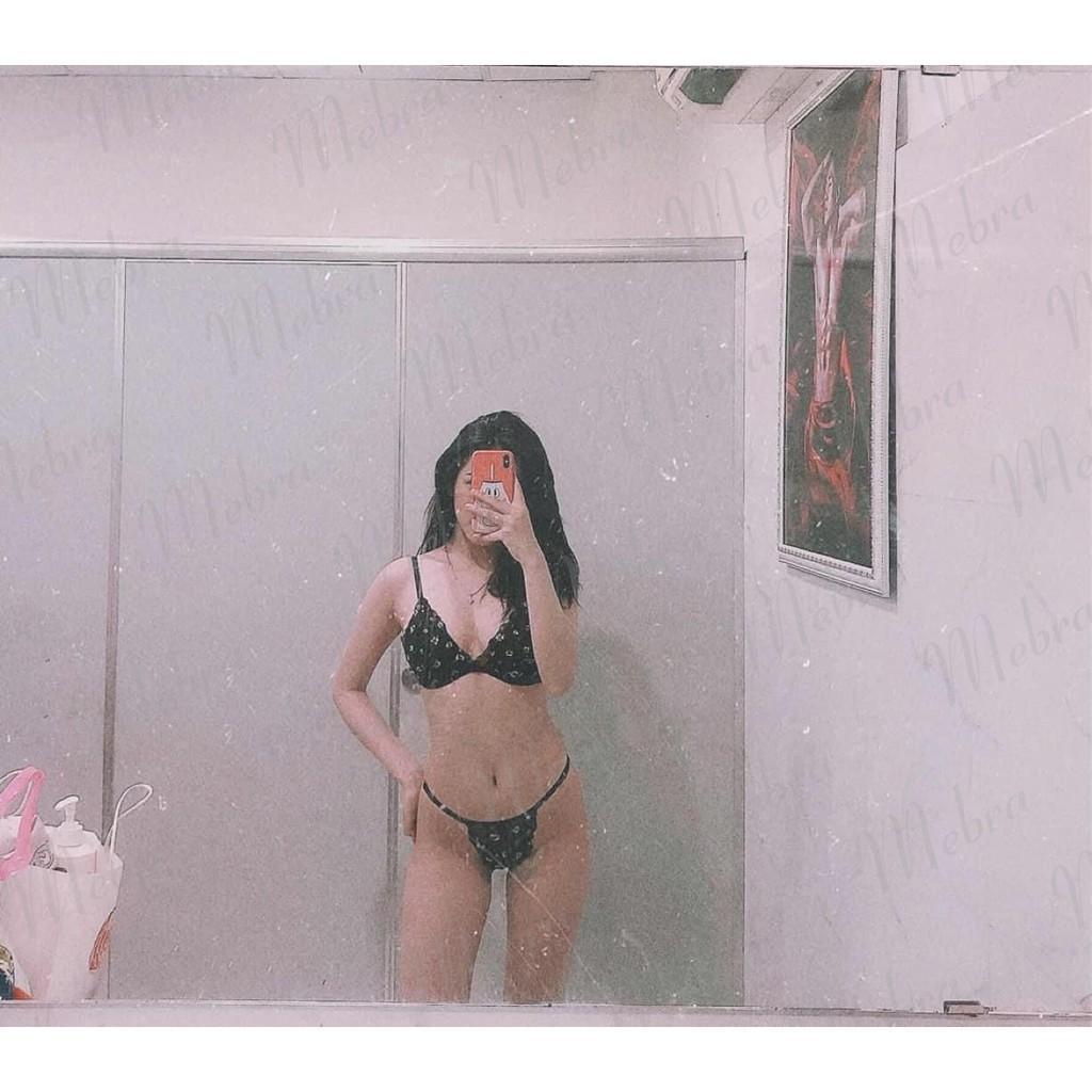 Áo bra ren không gọng mút mỏng lông mi đen sexy BLACK PREMIUM thương hiệu Mebra MA011