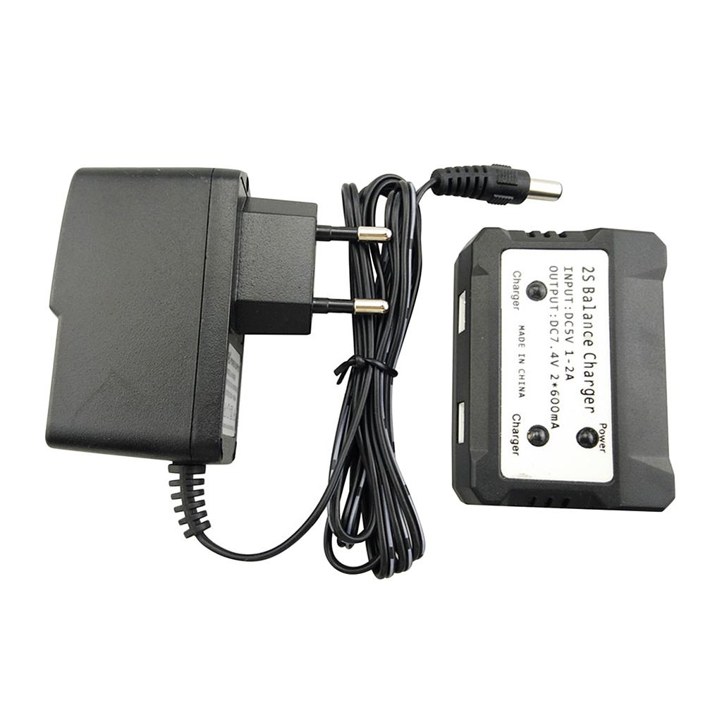Phích Cắm EU-RC Máy Bay Module 2 trong 1 Pin Lipo Cân Bằng Adapter Sạc