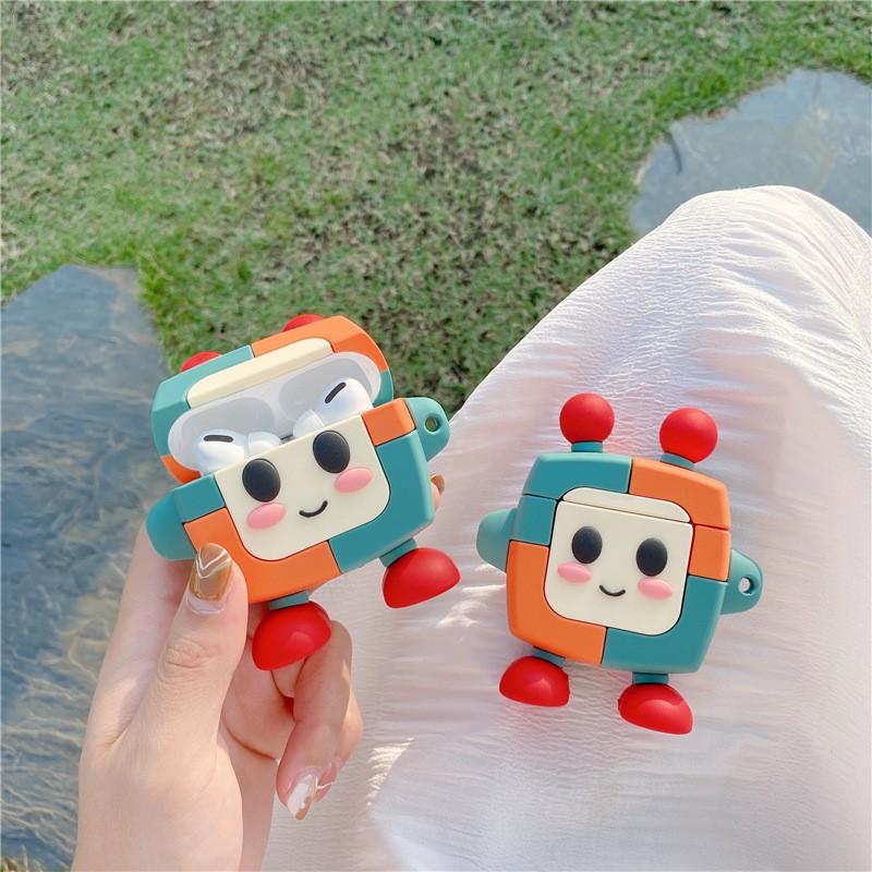 Ốp silicone dành cho airpods case 1/2/PRO hình caro màu đáng yêu