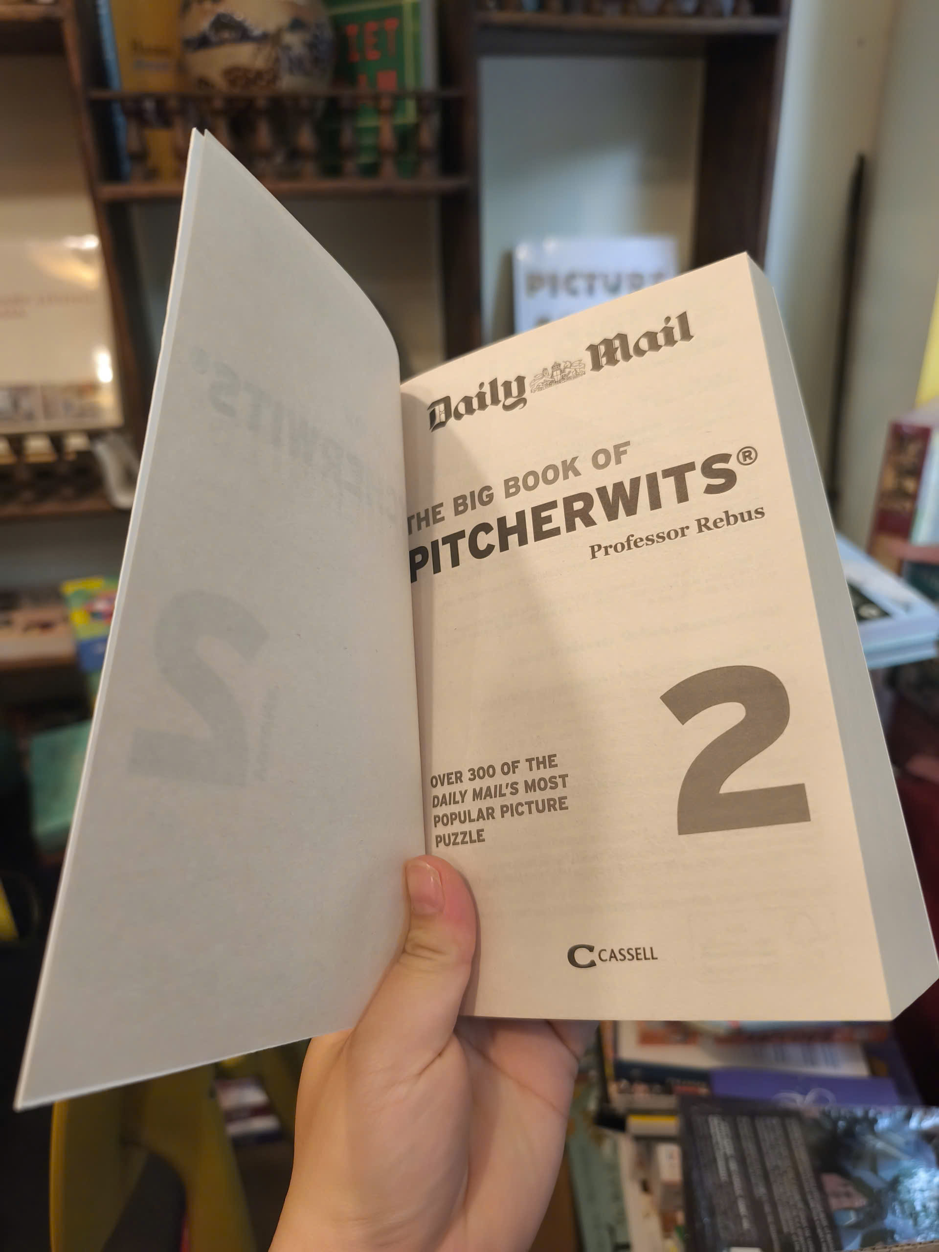 Sách - Big Book of Pitcherwits 2 - Picture Puzzle | Games / Ngoại văn Nhập khẩu UK / Trò chơi giải trí