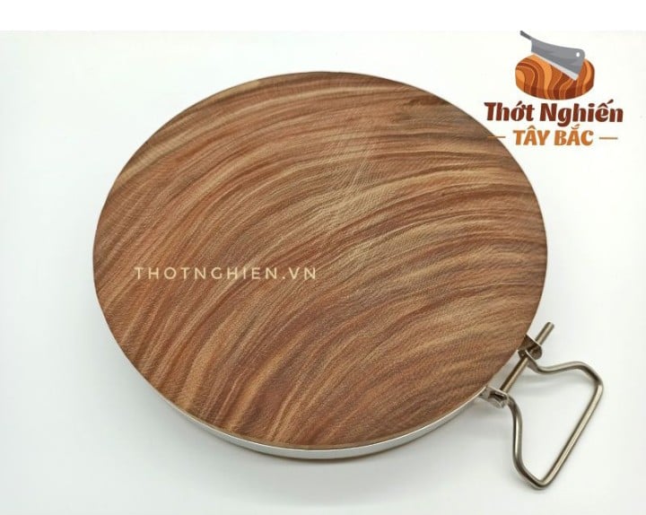 Thớt nghiến không tâm đường kính 40cm dày 6-7 phân