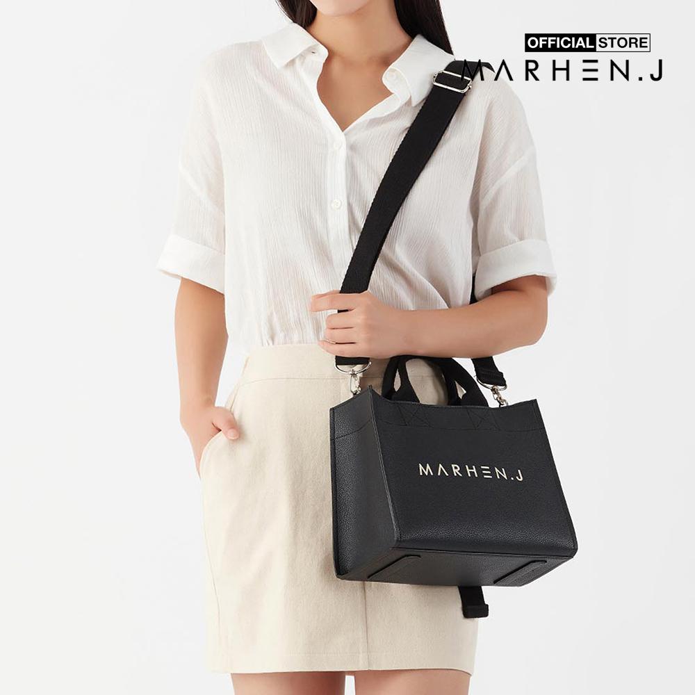 Marhen.J - Túi đeo vai da phom chữ nhật Cindy MJ19CCDYAL-BK