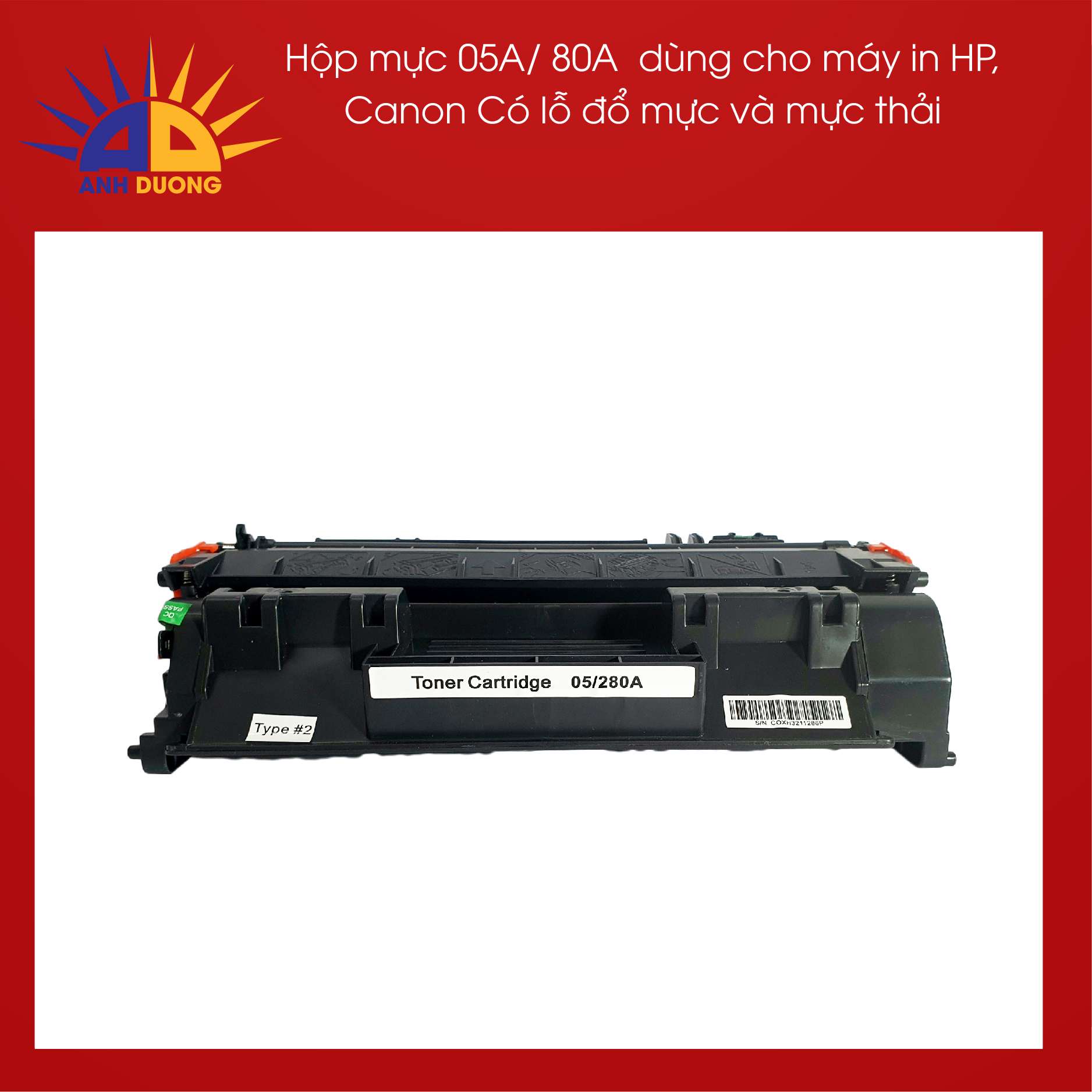 Hộp mực 05A dùng cho HP LaserJet P2035 P2055 P2050