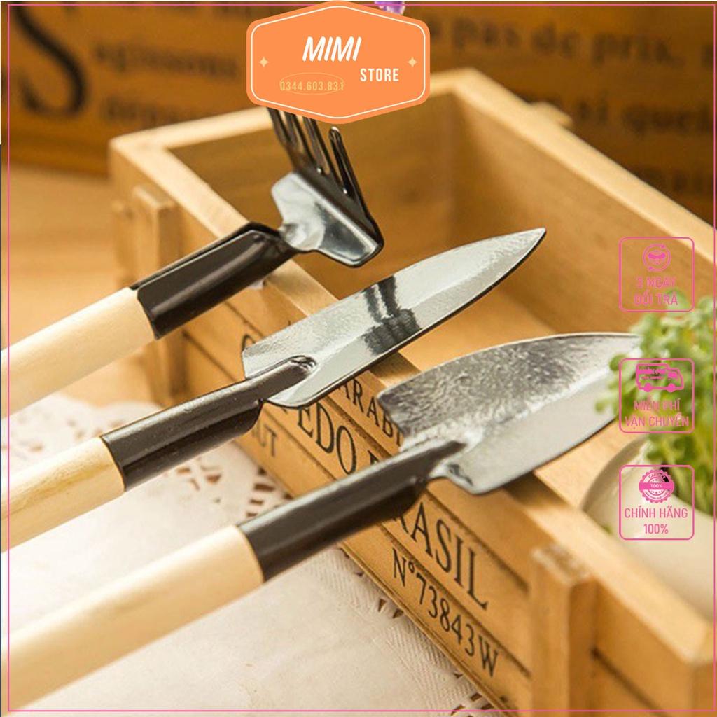 Bộ 3 món dụng cụ làm vườn mini tiện lợi dễ sử dụng