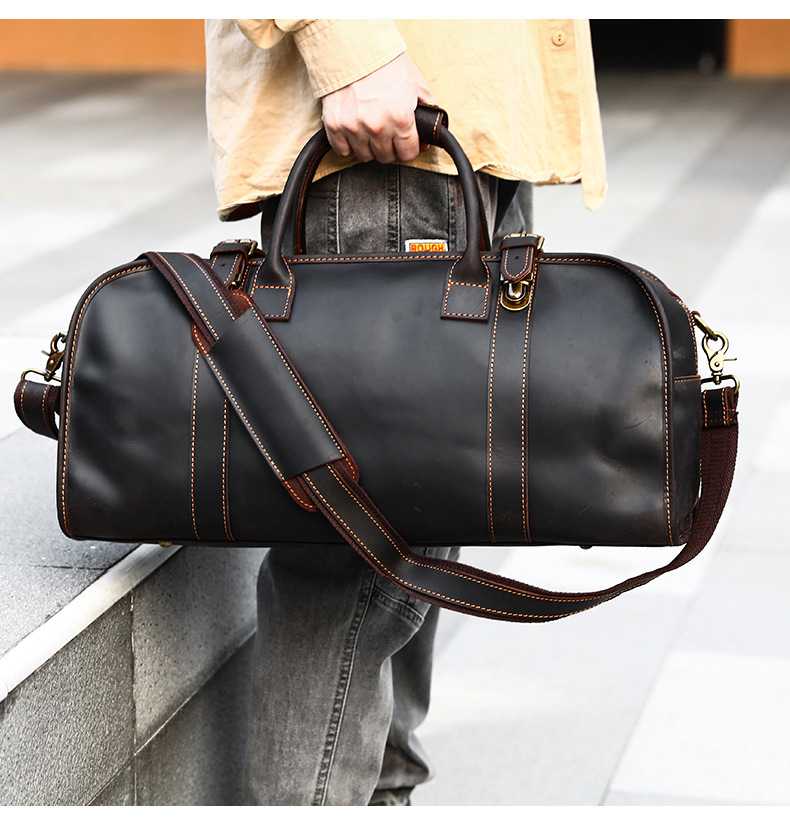 Túi xách du lịch DA BÒ THẬT phong cách mới - BEE GEE T1105