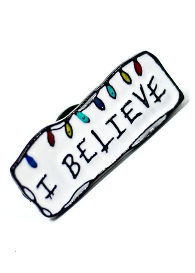 I Believe nền trắng - Pin sticker ghim cài áo