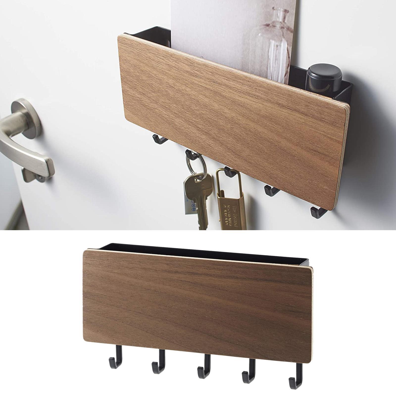 2Pcs Key Holder Letter Storage Door Rack Organizer Wall Hanger Hook