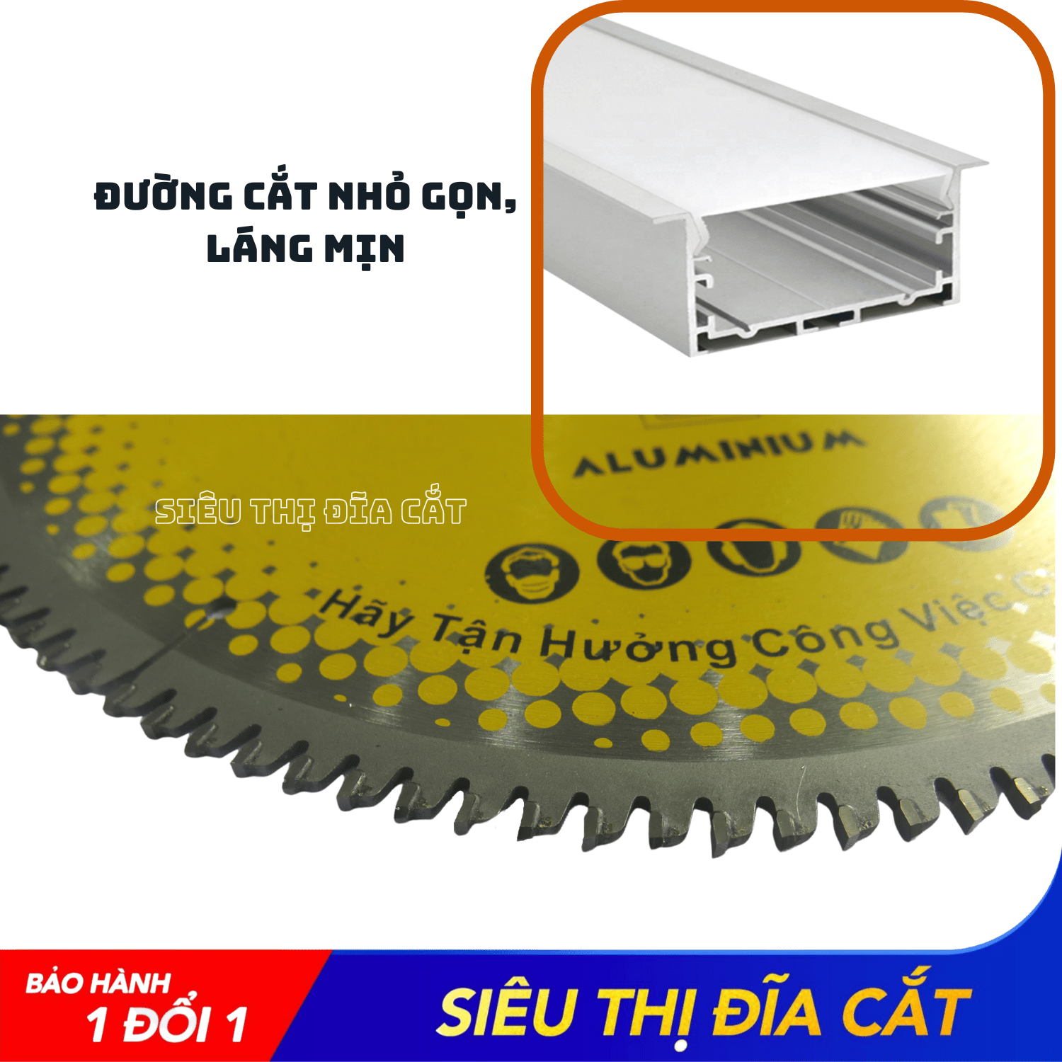 LƯỠI CẮT NHÔM 305-120 RĂNG KINGTOM VÀNG – CHẤT LƯỢNG VÔ ĐỊCH PHÂN KHÚC GIÁ RẺ!