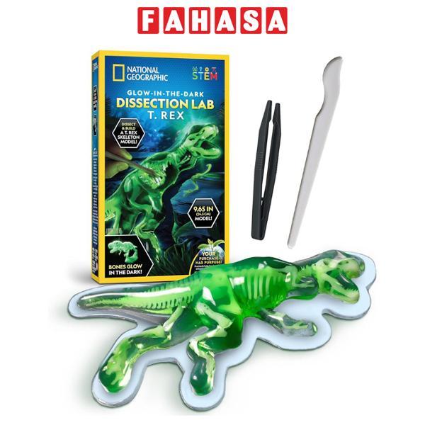 Đồ Chơi Giáo Dục Steam - Nat Geo Bộ Giải Phẫu T-Rex Phát Sáng Trong Đêm - National Geographic RTNGTREXLAB