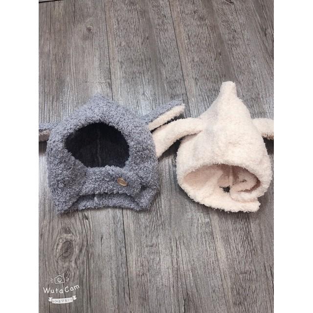 Mũ lông tai dê cho bé