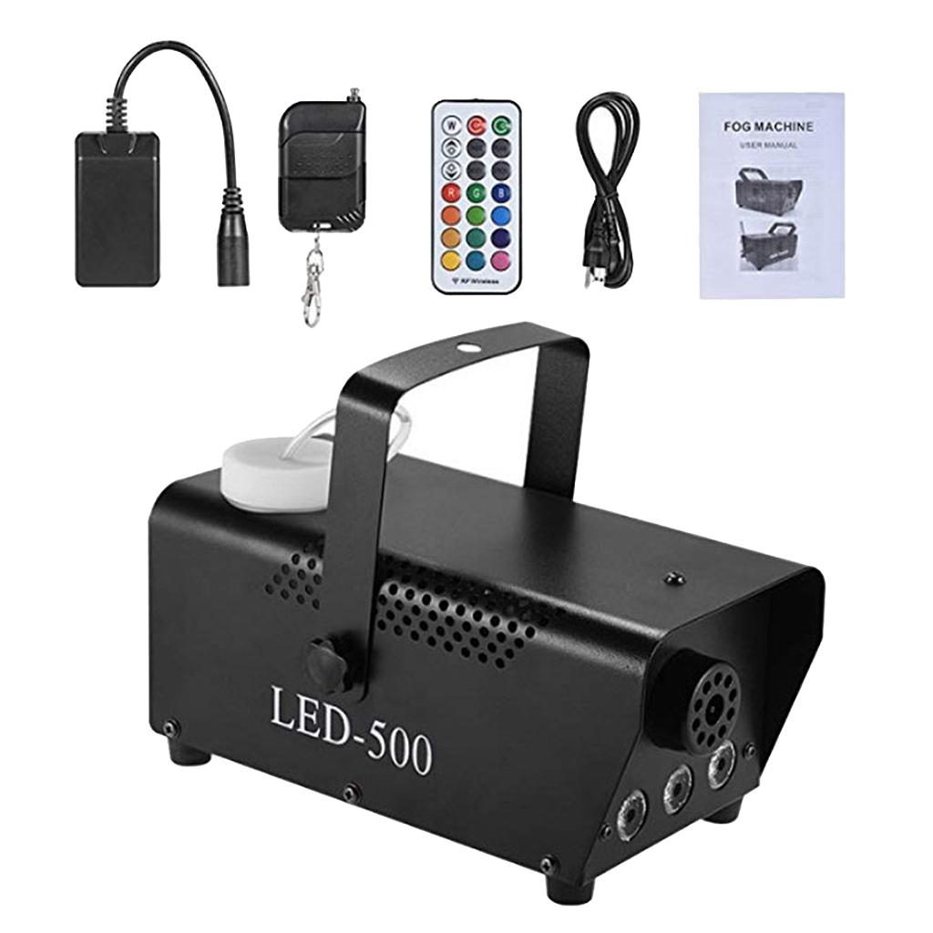 500w Fog Machine Smoke Machine Portable W/Remote Control Thick Fog Effect