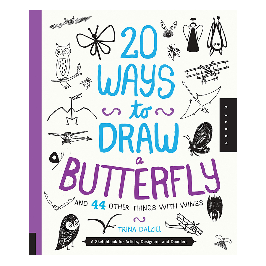20 Ways To Draw A Butterfly And 44 Other Things With Wings