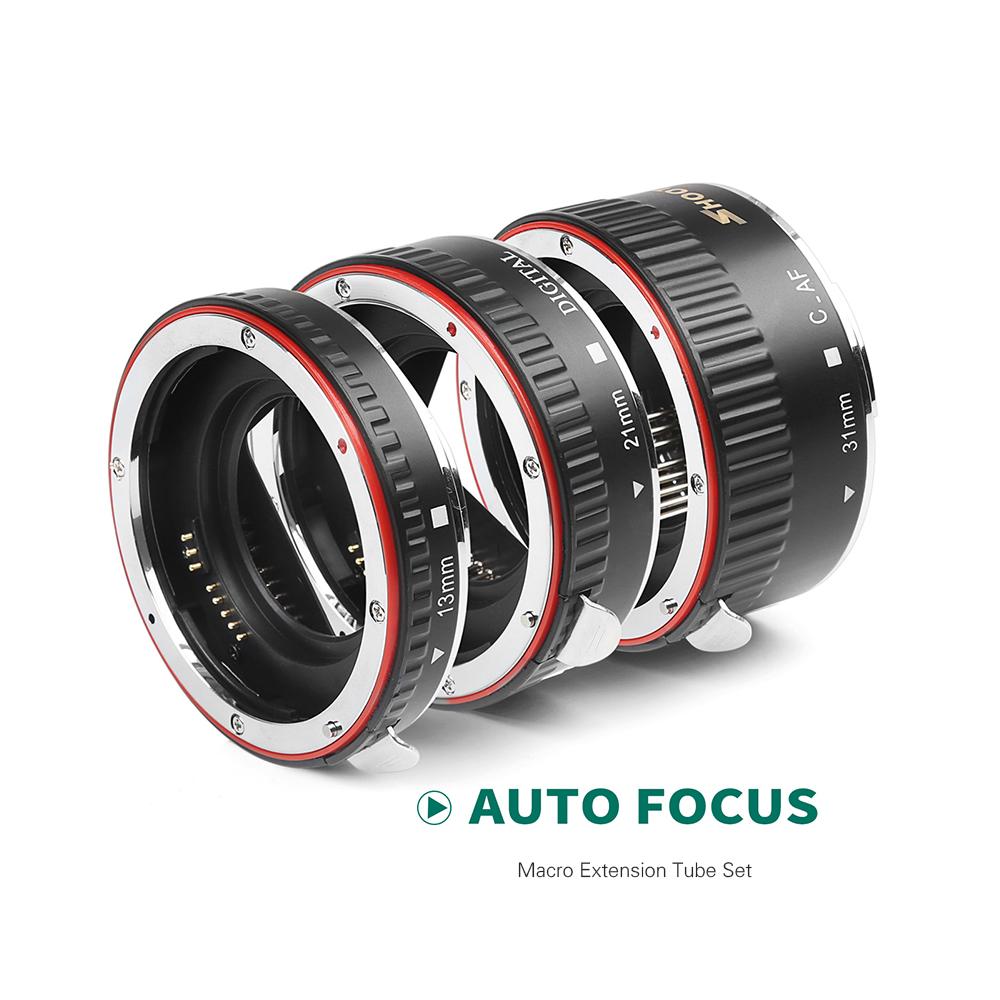 Bộ điều hợp ống mở rộng ống kính 13mm 21m 31mm Thay thế cho ống kính Canon EF / EF-S SHOOT XT-364 Lấy nét tự động AF