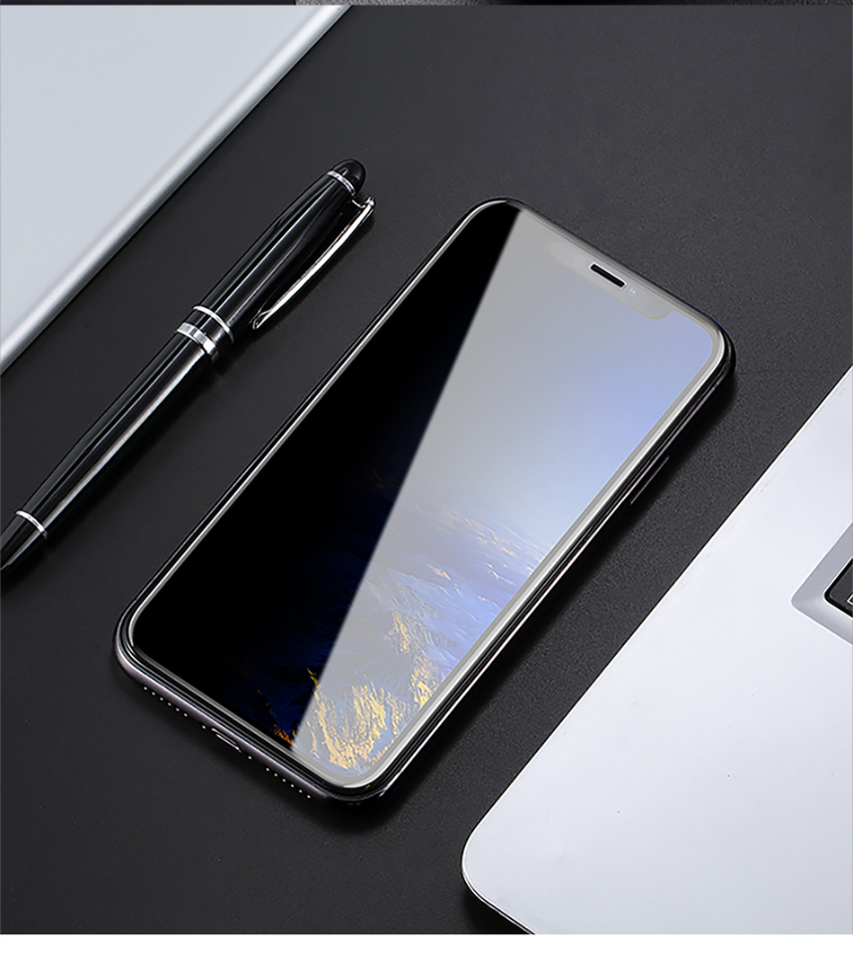 Miếng dán kính cường lực 3D chống nhìn trộm cho iPhone 12 / 12 Pro hiệu Benks - Hàng chính hãng