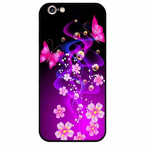 Ốp lưng dành cho Iphone 6 / 6s mẫu Bướm Và Hoa Hồng