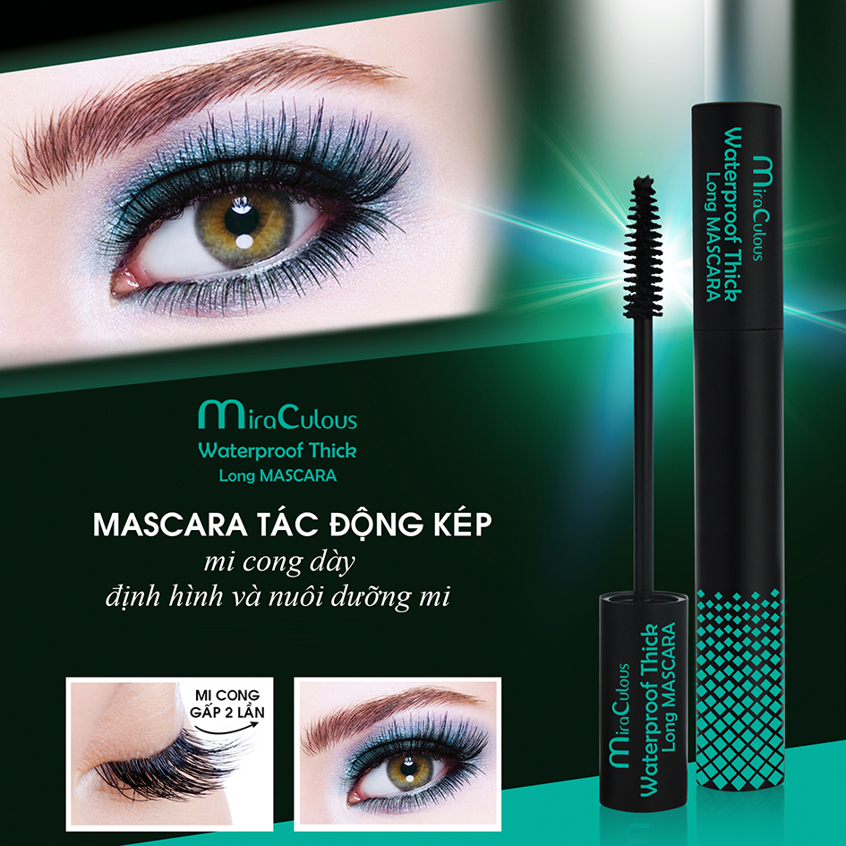 Chuốt Chải Mi Miraculous Waterproof Thick Long Mascara D314