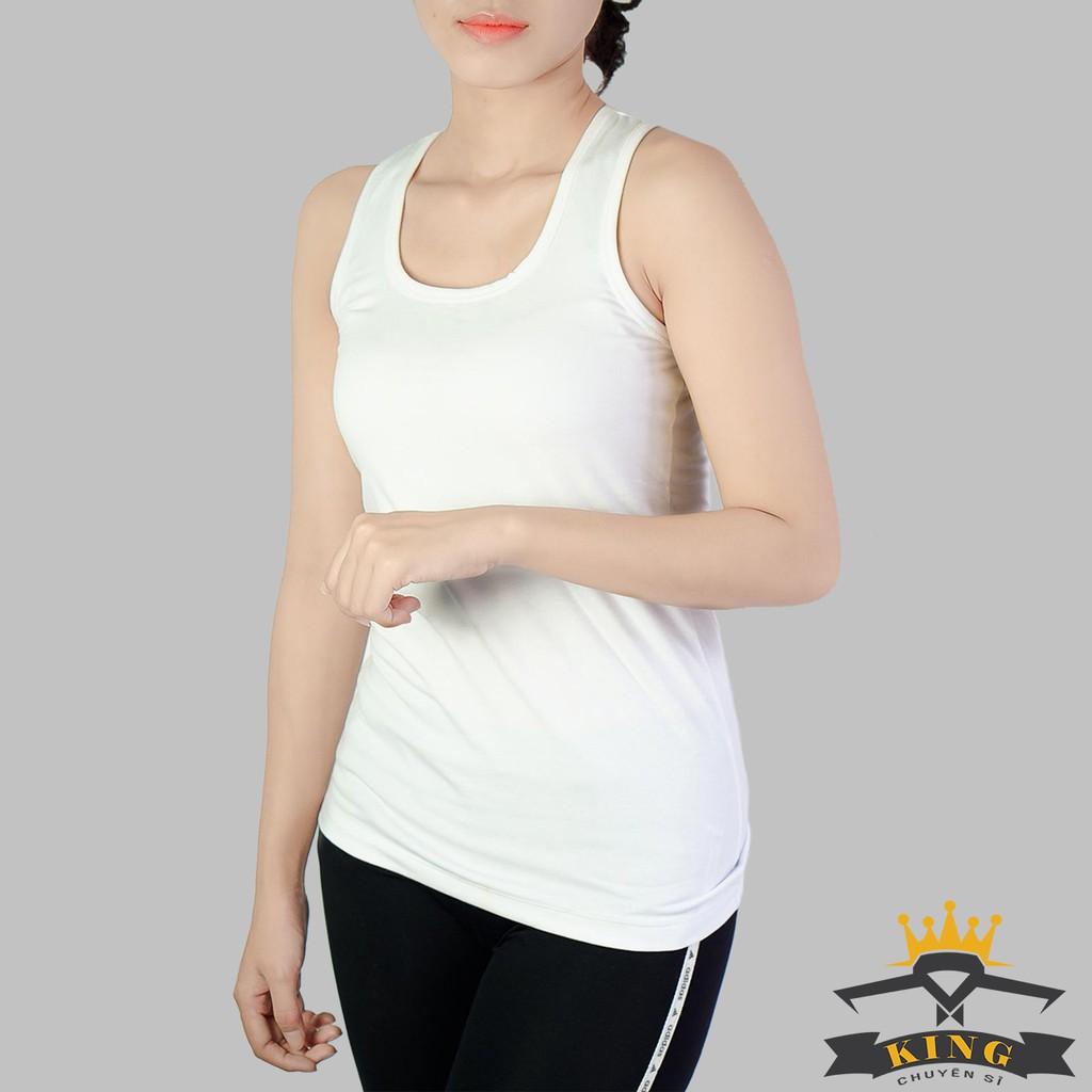 Áo thun ba lỗ nữ KING áo 3 lỗ nữ thể thao gym yoga U01