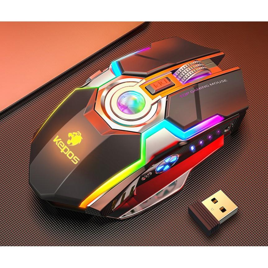 Bàn Phím Cơ Gaming ZK4 Pro Led RGB - Nút tròn viền bạc phím cơ nổi siêu nảy cao cấp - Fullsize 20 chế độ đèn LED