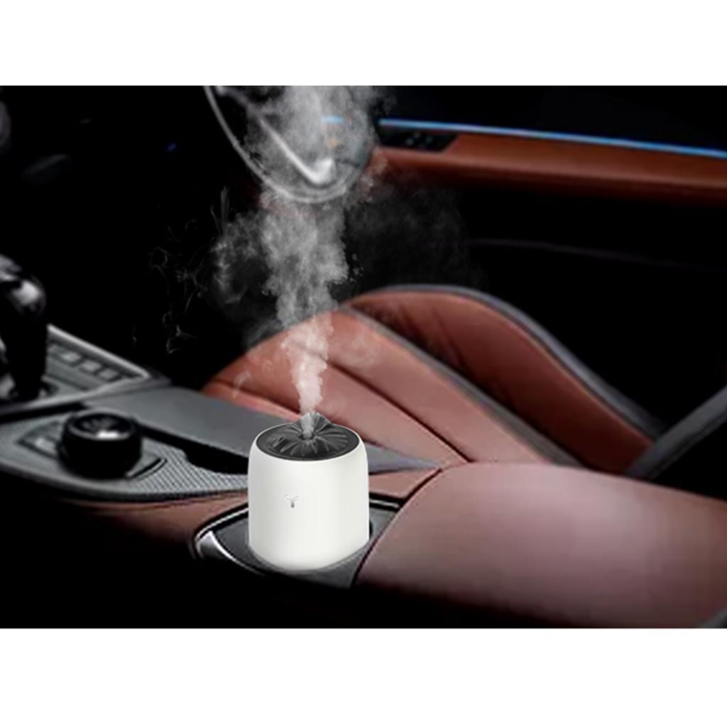 Essential Oil Diffuser LED Night Lamp Mini for Home Spa Car Office White