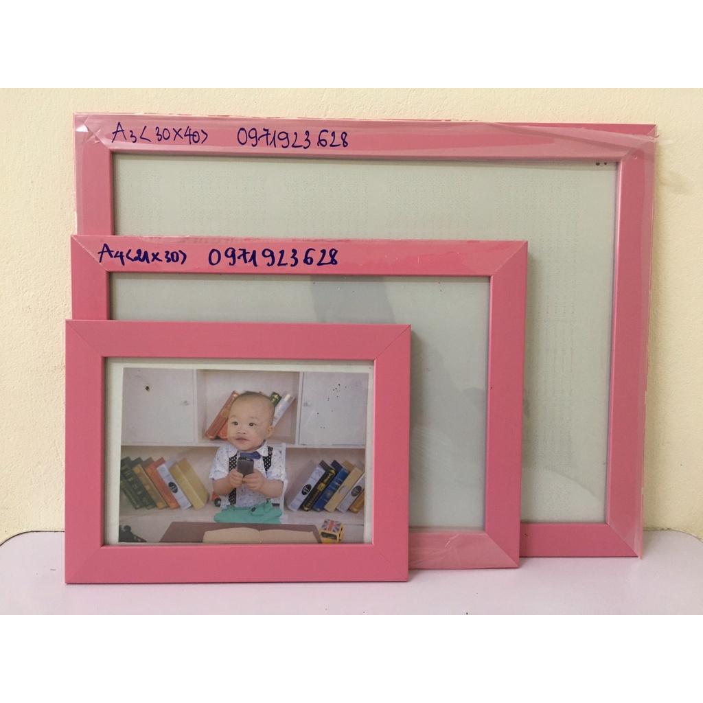 Khung ảnh, khung tranh treo tường đủ các size A3, A4, phong cách Hàn Quốc giá rẻ