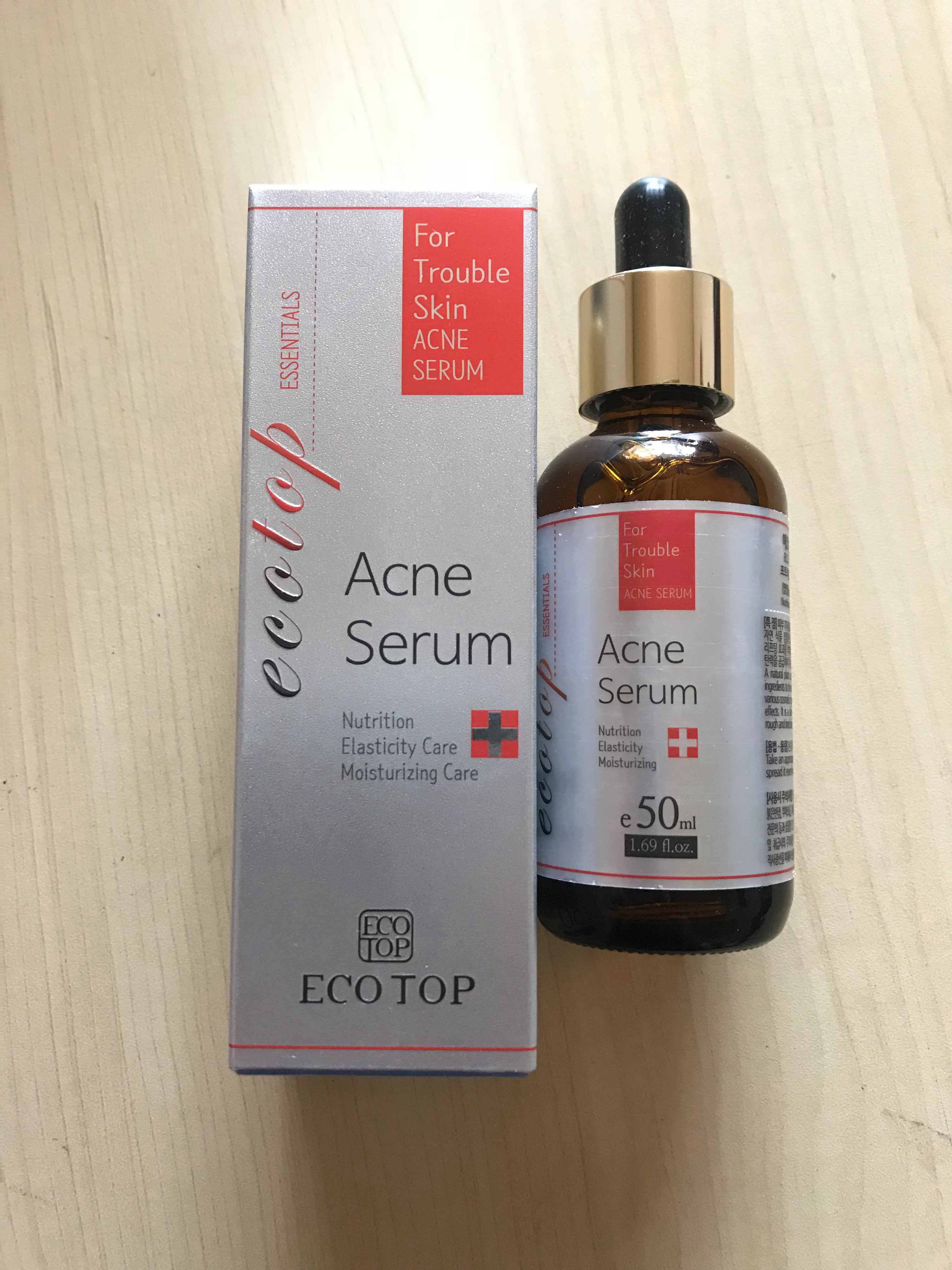 Serum hỗ trợ điều trị mụn Ecotop tặng 5 mặt nạ Jant Blanc