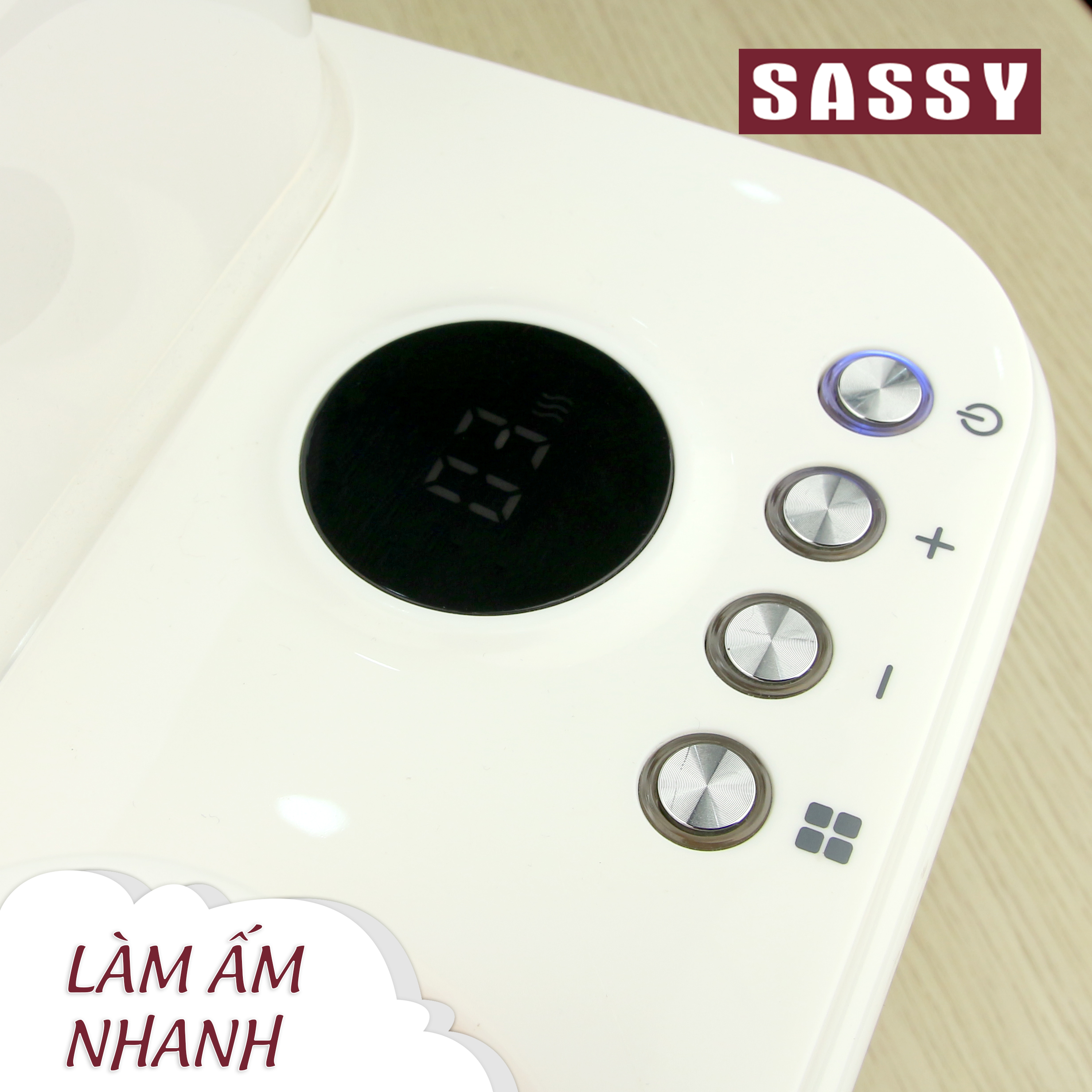 Máy Tiệt Trùng Bình Sữa và Hâm Sữa 2in1 Sassy